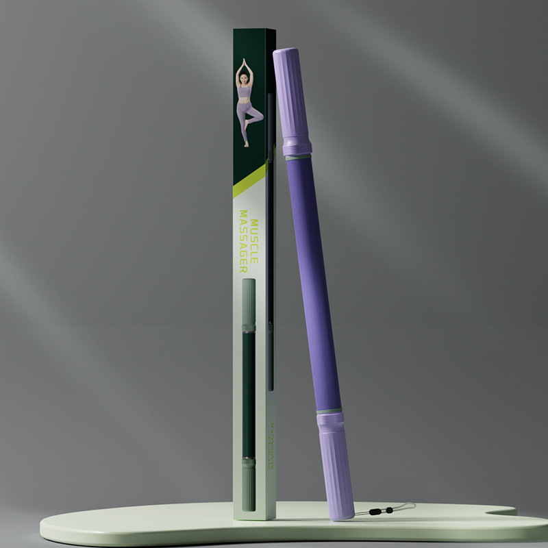 Yoga Fascia Bar Massage Muscle Roller Relajación Entrenamiento Fitness Running Relajación de la espalda Piernas Auxiliar estirador