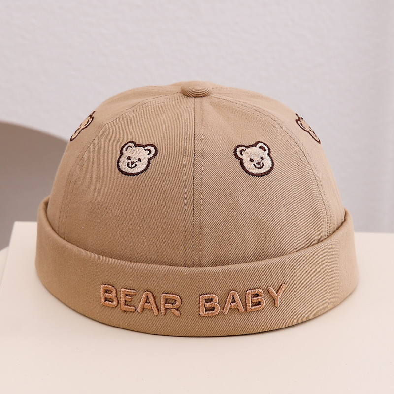 Baby terrateniente sombrero primavera y otoño nuevo bebé lindo super lindo gorro de piel de melón para niños y niñas gorro de primavera de cabello