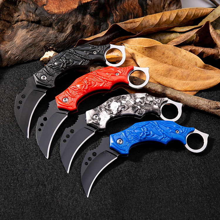 Fuente de fábrica cuchillo al aire libre fruta cuchillo barbacoa Cleaver plegable cuchillo coche suministros machete cuchillo