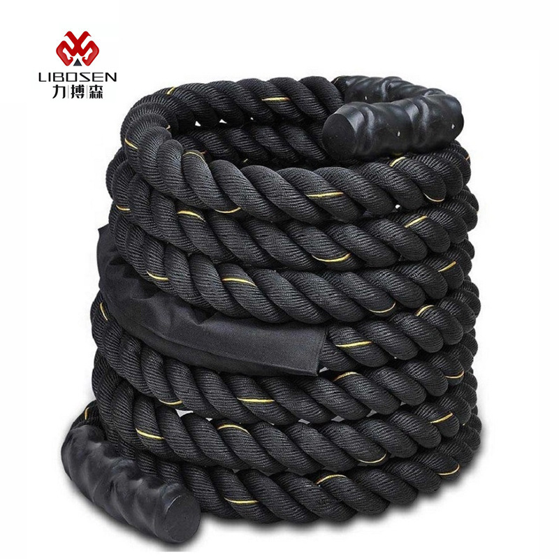 Liberson Physical Training Battle Rope Fitness Swing Rope Arm Fighting Rope Household Polyester Slimming Rope Source Manufacturer Liberson Physical Training Battle Rope Fitness Swing Rope Arm Fighting Rope Household Polyester Slimming Rope Source Manufacturer