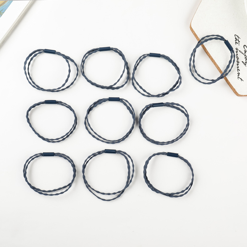 Elastic durable hair rope