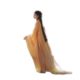 Wei Jin Style Hanfu Women's Spring and Summer Elegant Fairy Style Ancient Dress Big Sleeve Shirt Wide Sleeve Fairy Dress Yellow Elegant Antique Style