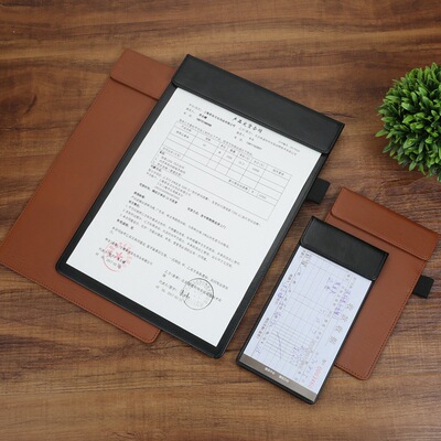 A6B6A4 Paper Plate write Base plate Sign the bill Magnet buckle folder business affairs Signing clip Conference folders