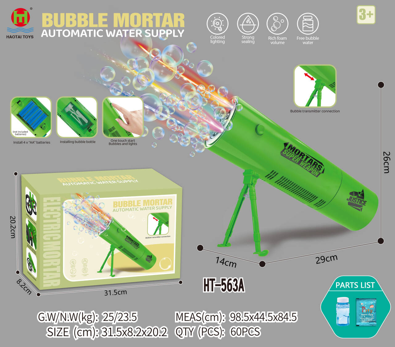 Amazon transfronterizo mini cañón redondo escenario burbuja máquina Temu luz porosa soplar burbujas juguetes interactivos