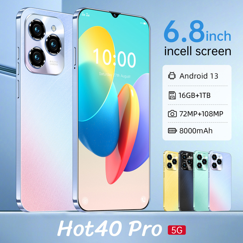 2025 new cross-border mobile phone Hot40 Pro 6.26 inch smartphone 1 16G Android manufacturers wholesale in stock
