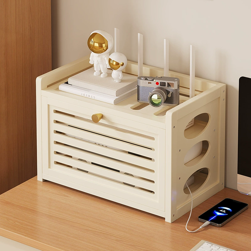 Стеллаж для хранения Wi-Fi маршрутизатора для гостиной, домашний ТВ, приставка, ящик для хранения, многослойная подключаемая плата, органайзер для хранения