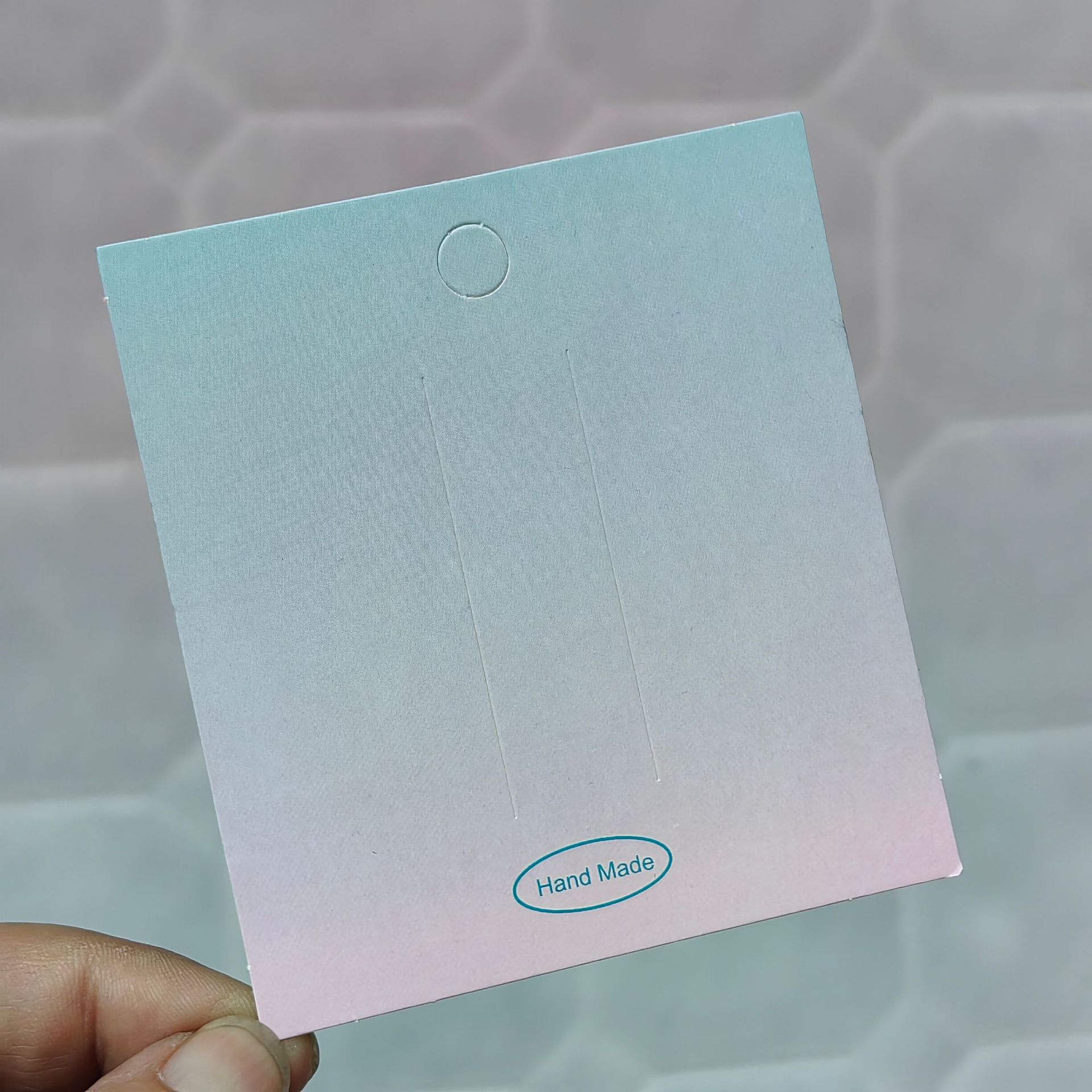 녹색 분말 그라디언트 8.2*9CM