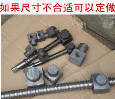 Аксессуары для тисков, винтовой стержень 4, 5, 6, 8, 10, 12, 16inch из чугуна, машинные плоские плоскогубцы, гайка винтового стержня