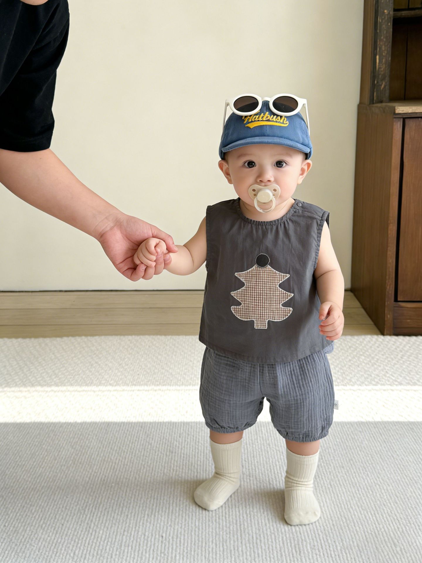 Baby verano delgado chaleco transpirable 2026 nueva ropa de bebé encantadora verano fresco casual camisa sin mangas