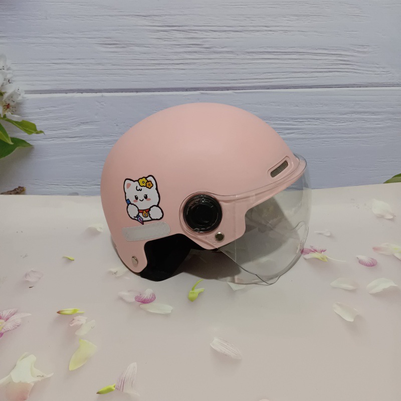 쓰는 고양이 [라이트 핑크 화이트 쇼트]