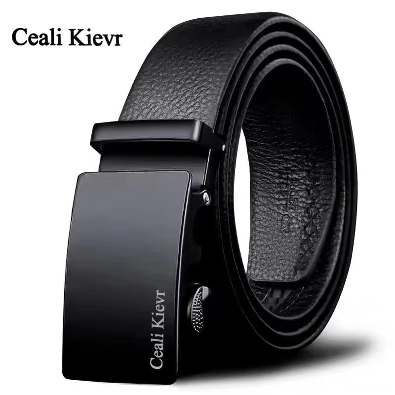 Ceali kievr メンズベルト自動バックルカンガルーベルトズボンベルト Douyin Kuaishou インターネット有名人ライブブロードキャストホットスタイル|undefined