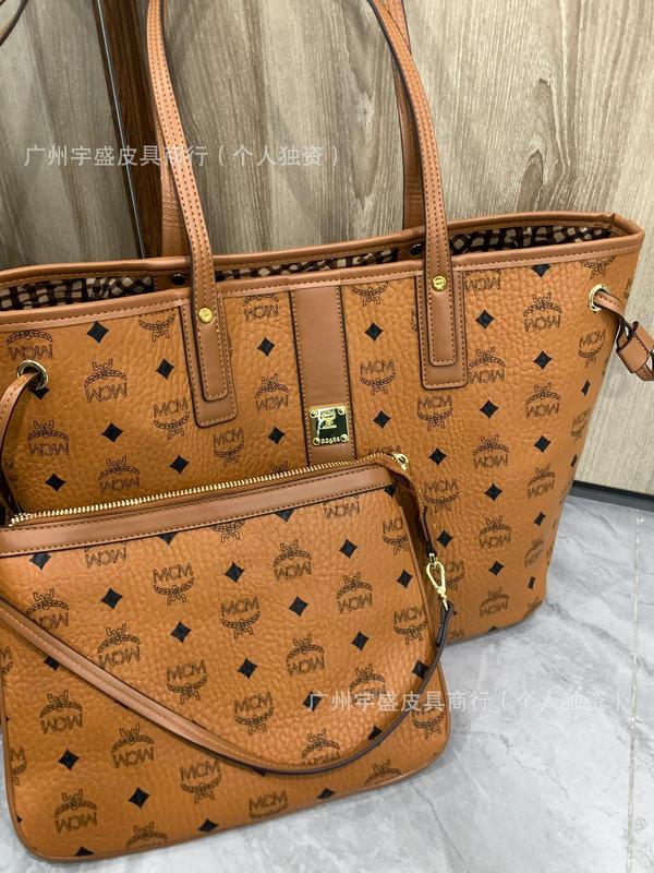 MC新款潮流子母包托特包单肩大容量购物袋时尚百搭腋下包通勤女包|undefined