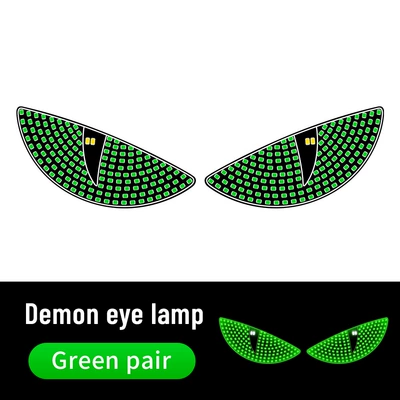 Other lights Led Devil Eye Light, Wireless - p3-green-pair