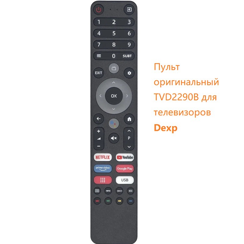 Original CHiQ Wansa DEXP TV Control remoto TVD2290