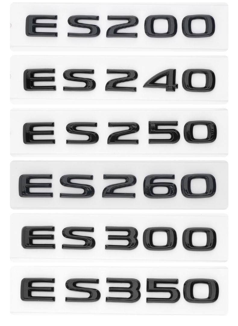 Suitable for Lexus Is300Es260Es200 Car Logo 300H Modified Es260 Tail Logo Decorative Letter Sticker