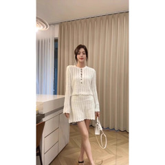 通勤风气质套装女韩版洋气上衣轻熟小众不撞款套装新款绝美半身裙