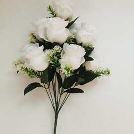 12头玉兰手捧装饰花绢花仿真花