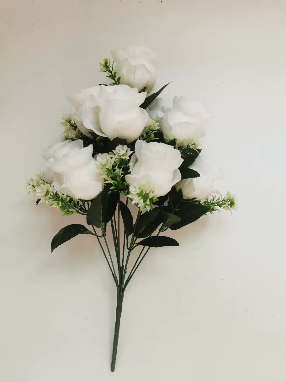 12头玉兰手捧装饰花绢花仿真花