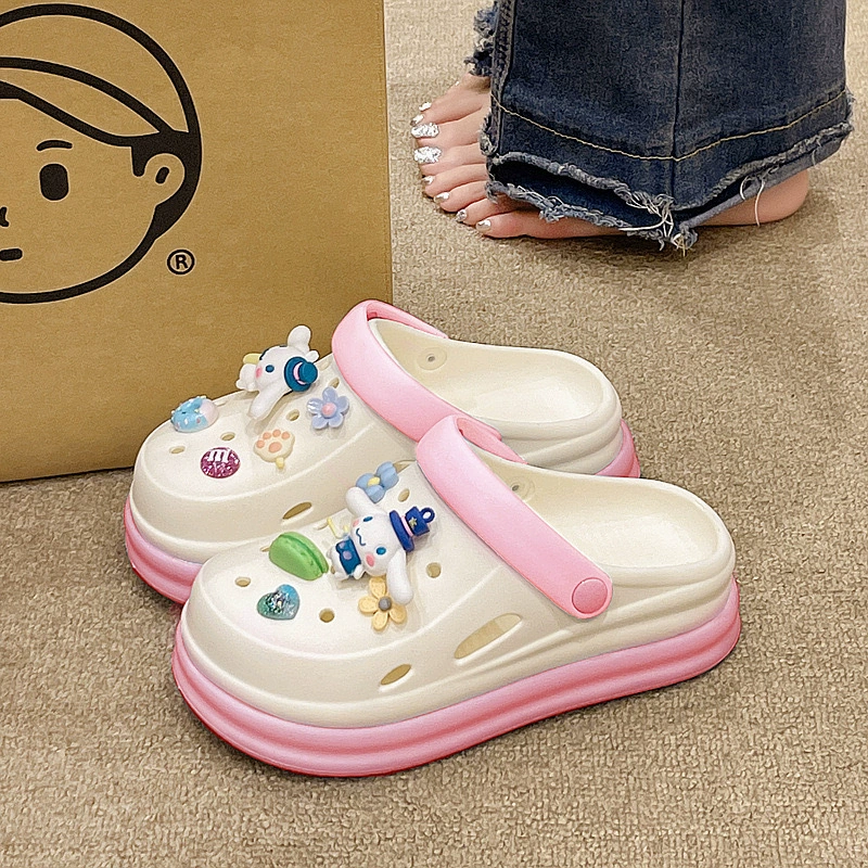 2025 новые дикие пещерные туфли для женщин носить милые мультфильмы