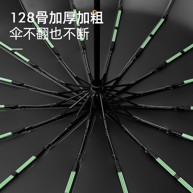 128骨遮阳伞女折叠高级感男士加大自动太阳伞防晒晴雨两用伞|undefined