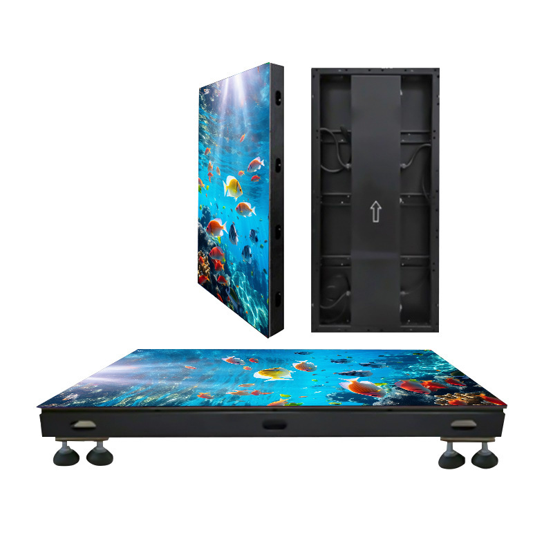 室内地面互动led地砖屏 p3.91p4电子屏Floor led screen display|undefined