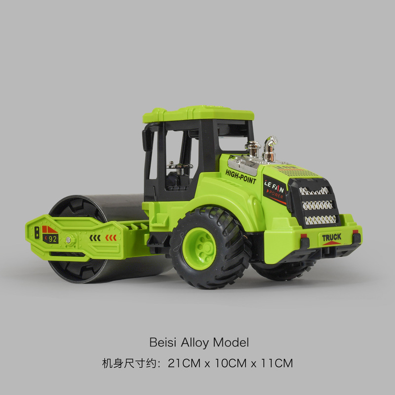 Super large inertial road roller toy engineering vehicle simulation model cross-border children's road roller bulldozer excavator