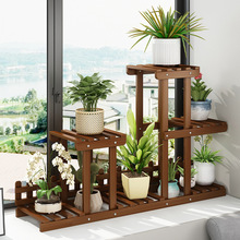 多层花架绿植花盆架多肉盆栽架家用客厅储物收纳架田园摆件展示架
