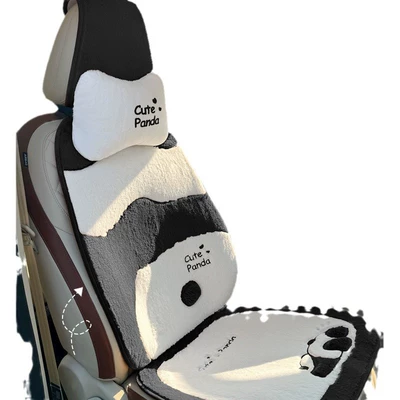 Panda Plush Car Cushion | Wool pad