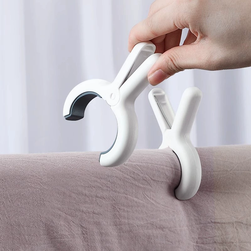 Большой зажим для стеганого одеяла Сильный ветрозащитный зажим фиксированный нескользкий прищепка для сушки носки пластиковый зажим без следов большой зажим