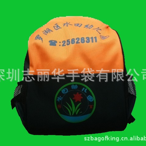 专业生产幼儿园书包  学校小背包 可印LOGO 工厂