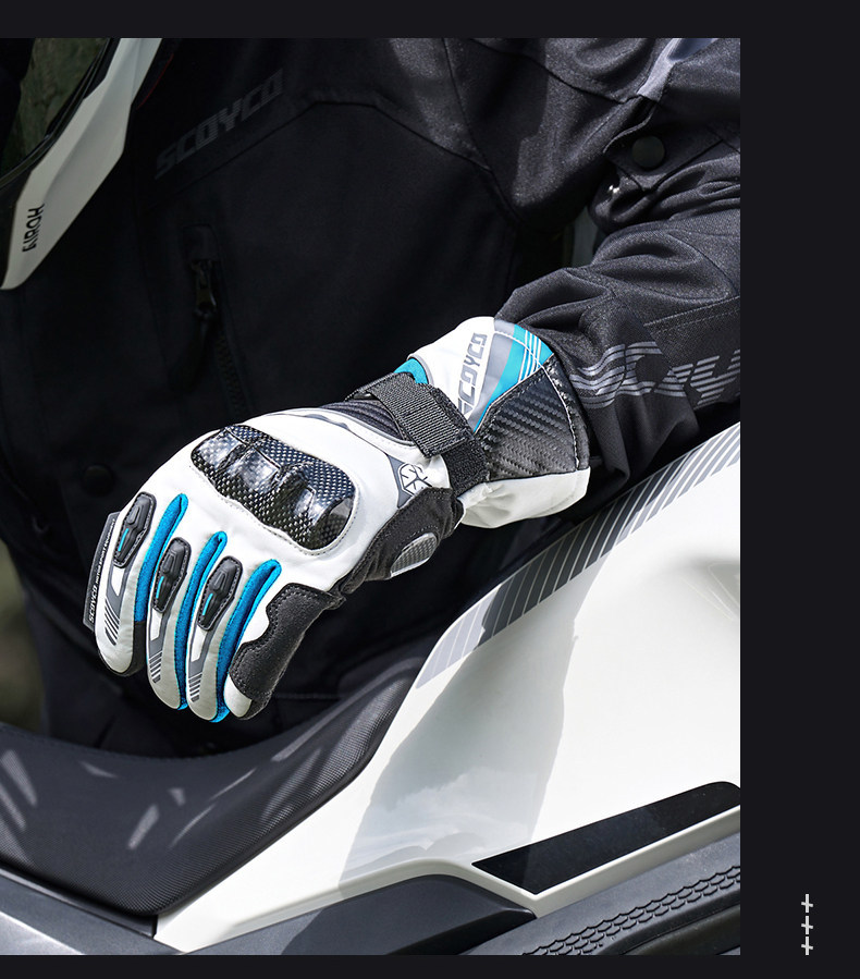 Saiyu Motorcycle Riding Gloves for Men, Autumn and Winter, Warm, Waterproof, Windproof, Anti-fall, Motorcycle Racing Gear for Women 164