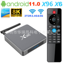X96 X6 安卓11.0網絡機頂盒RK3566雙頻wifi高清8K電視盒x96x6