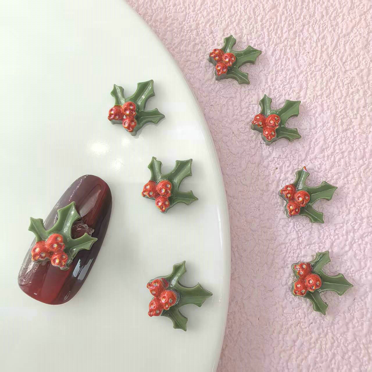 圣诞用品圣诞树圣诞甜甜圈圣诞节袜子美甲饰品批发美国欧洲韩国澳