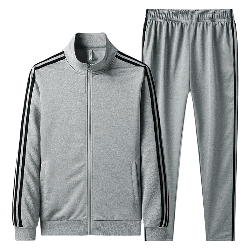 Trajes deportivos de primavera y otoño delgados camisetas para correr trajes casuales de manga larga chaqueta de pantalones se puede imprimir