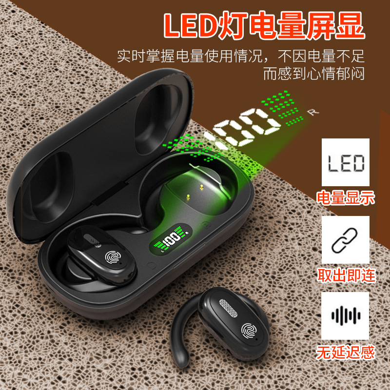 El nuevo auricular Bluetooth inalámbrico TWS no está en el oído, batería de larga duración, conducción ósea, adecuado para Huawei, Apple, Xiaomi al por mayor