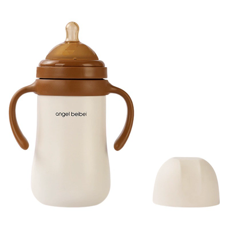 Новая бутылка из нержавеющей стали 316 с ручкой для детей Детская соломка чашка для воды для детей