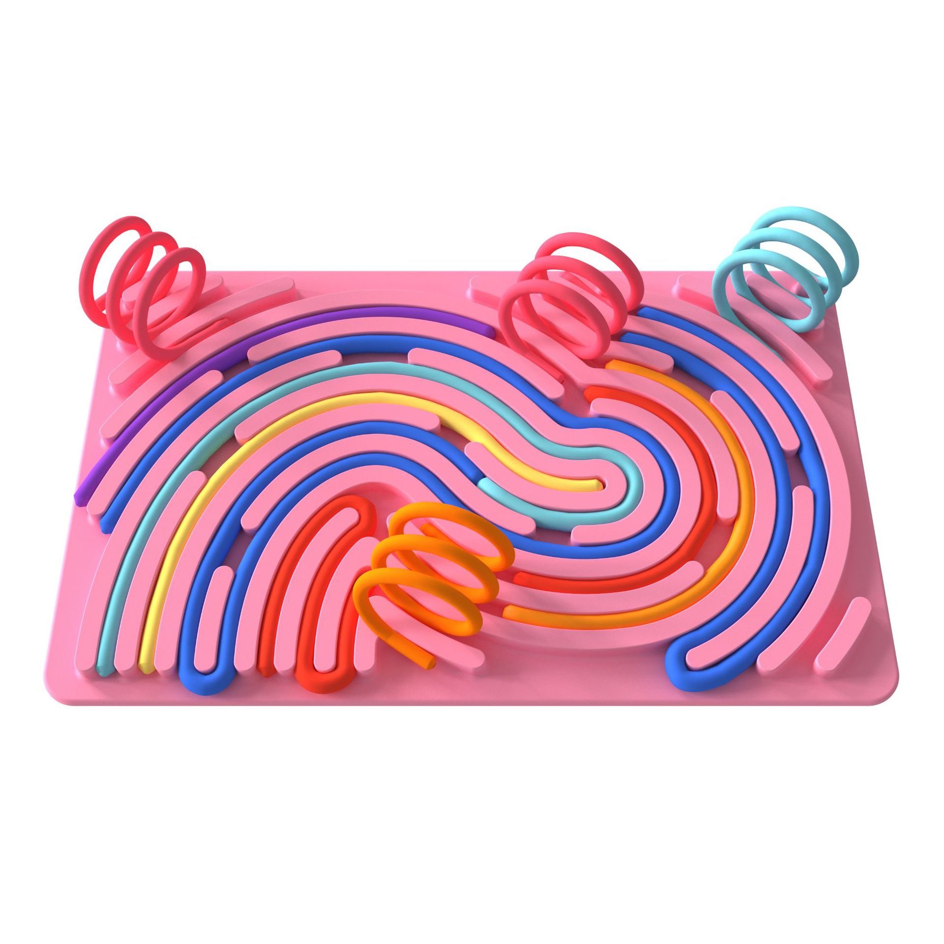 Juguetes Fidget de silicona sensoriales tablero de descompresión de compresión infantil rompecabezas de compresión ansiedad autismo