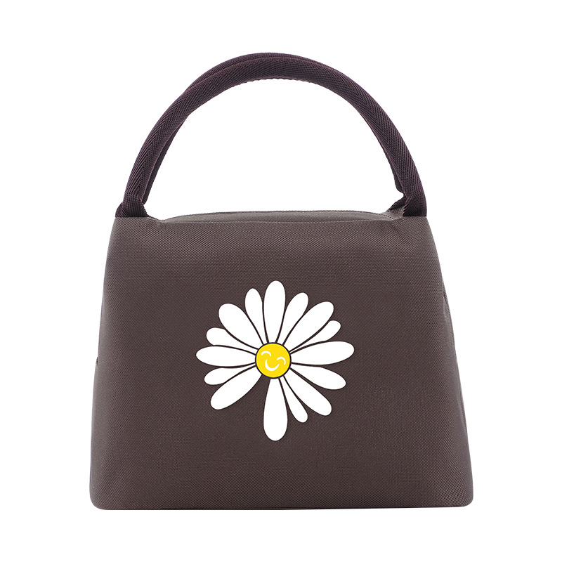 跨境小雏菊学生饭盒袋子卡通铝箔保温袋野餐包儿童午餐便当袋冰包