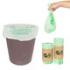 Compostable Sorting Garbage Bag Biodegradable Continuous Roll Flat Mouth Household Corn Starch Garbage Bag PLA