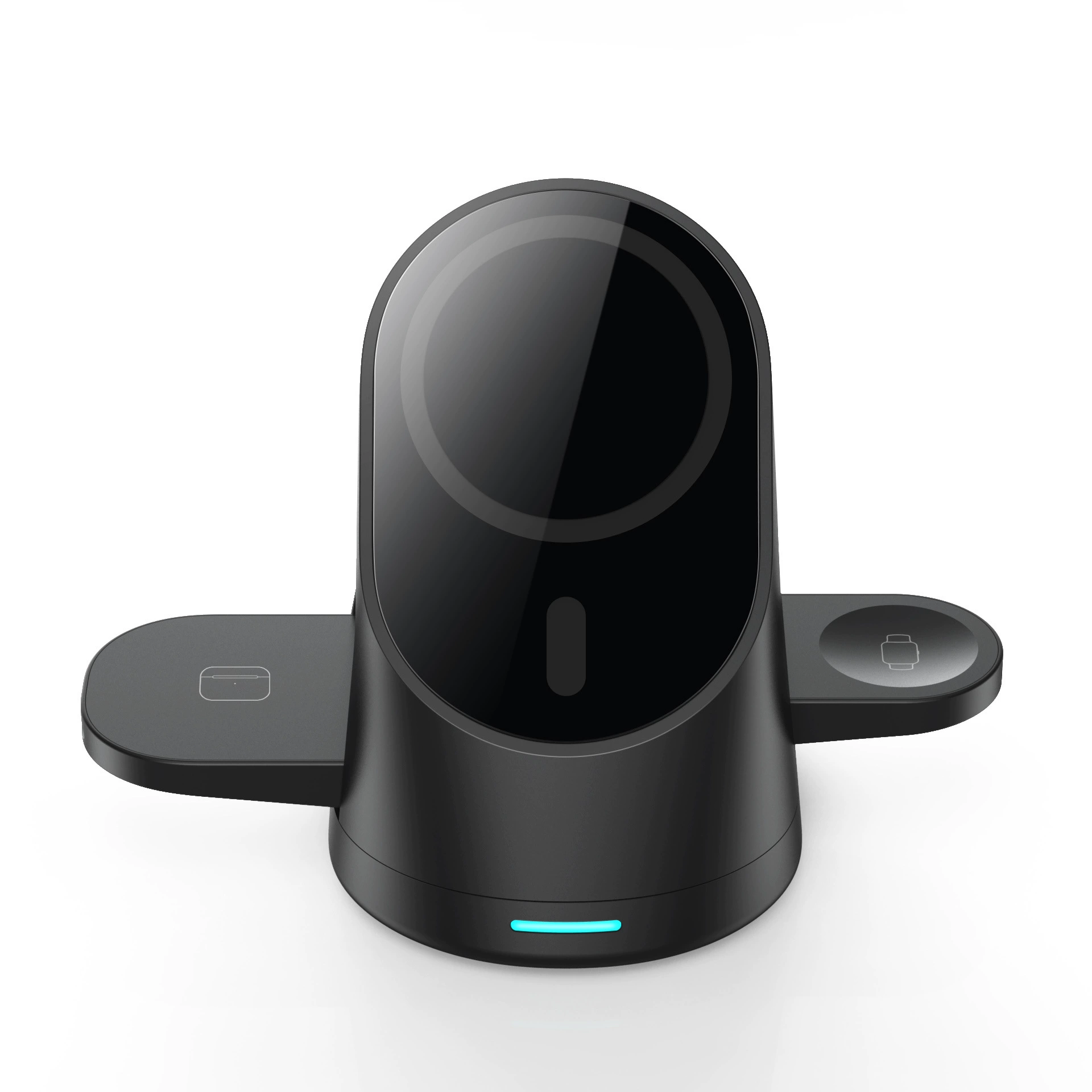 Magsafe магнитная беспроводная быстрая зарядка, подходит для iPhone/Apple Watch/AirPods, база для трёх устройств