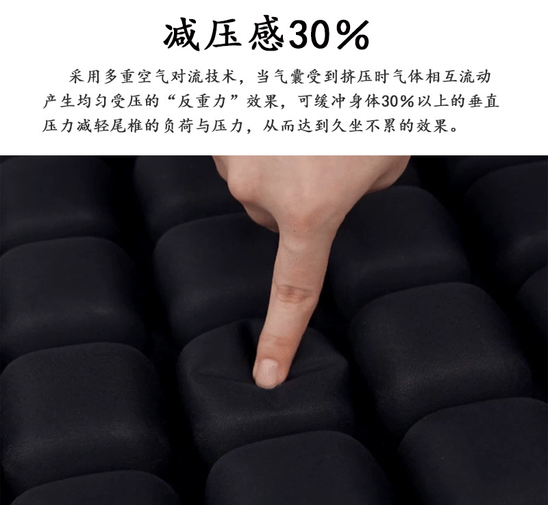 Truck Ventilated Seat Cushion, Summer Seat Cushion, Cool and Breathable, Special Massage Cooling Cushion for Forklift and Bus Driver's Seat