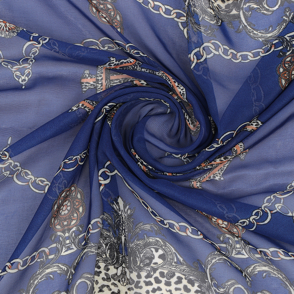 Scarf Classification Women's Fashion Leopard Chiffon Printing Silk Scarves