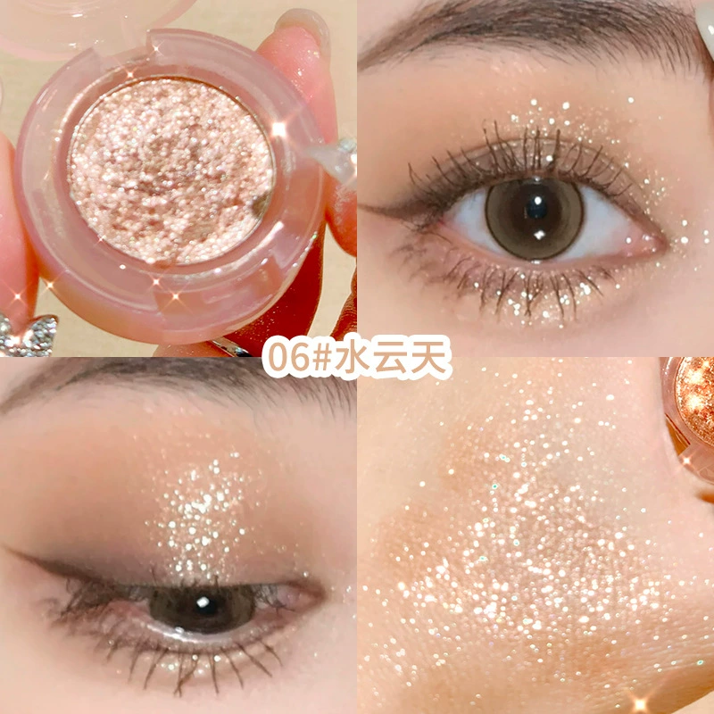 Cream Glitter Eyeshadow — Multi‑use Sequin Topper & Makeup Primer, 18 g, Shimmer Shades