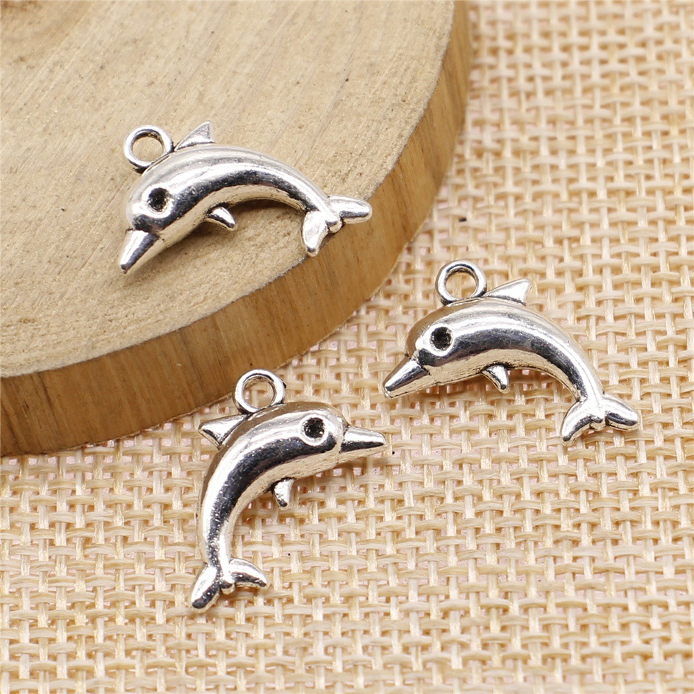 1 Piece Retro Dolphin Alloy Plating Pendant Jewelry Accessories display picture 2