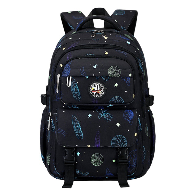 Mochila informal estilo cielo estrellado para estudiantes de primaria, estilo 2025, mochila ligera de tela Oxford para niños de 3.º a 6.º grado y estudiantes de secundaria
