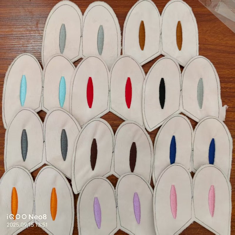 38CM大号拉布布耳朵刺绣配件手工DIY毛绒玩具娃娃辅料自产自销|undefined