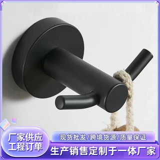 工程浴室304不锈钢挂衣钩卫生间酒店衣袍挂钩毛巾钩门后衣帽钩