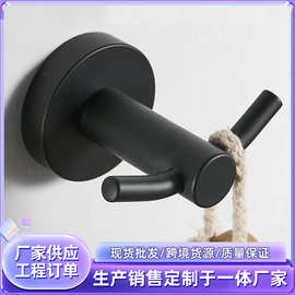 工程浴室304不锈钢挂衣钩卫生间酒店衣袍挂钩毛巾钩门后衣帽钩