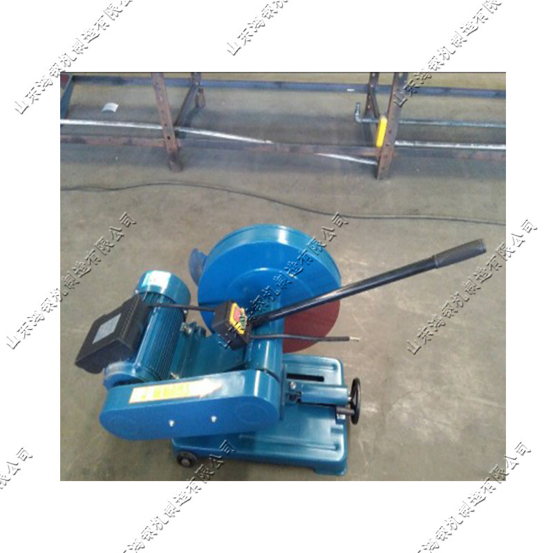 钢窗料平薄件下料设备 45度手动式型材切割机 钢管角钢砂轮断切机