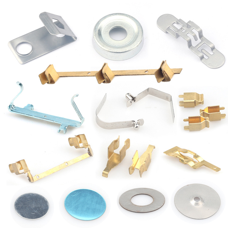 厂家直供排插五金件纯铜五金插头加工铜片导电家用排插非标